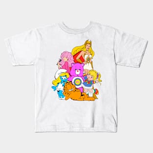 80s Cartoons Retro Kids T-Shirt